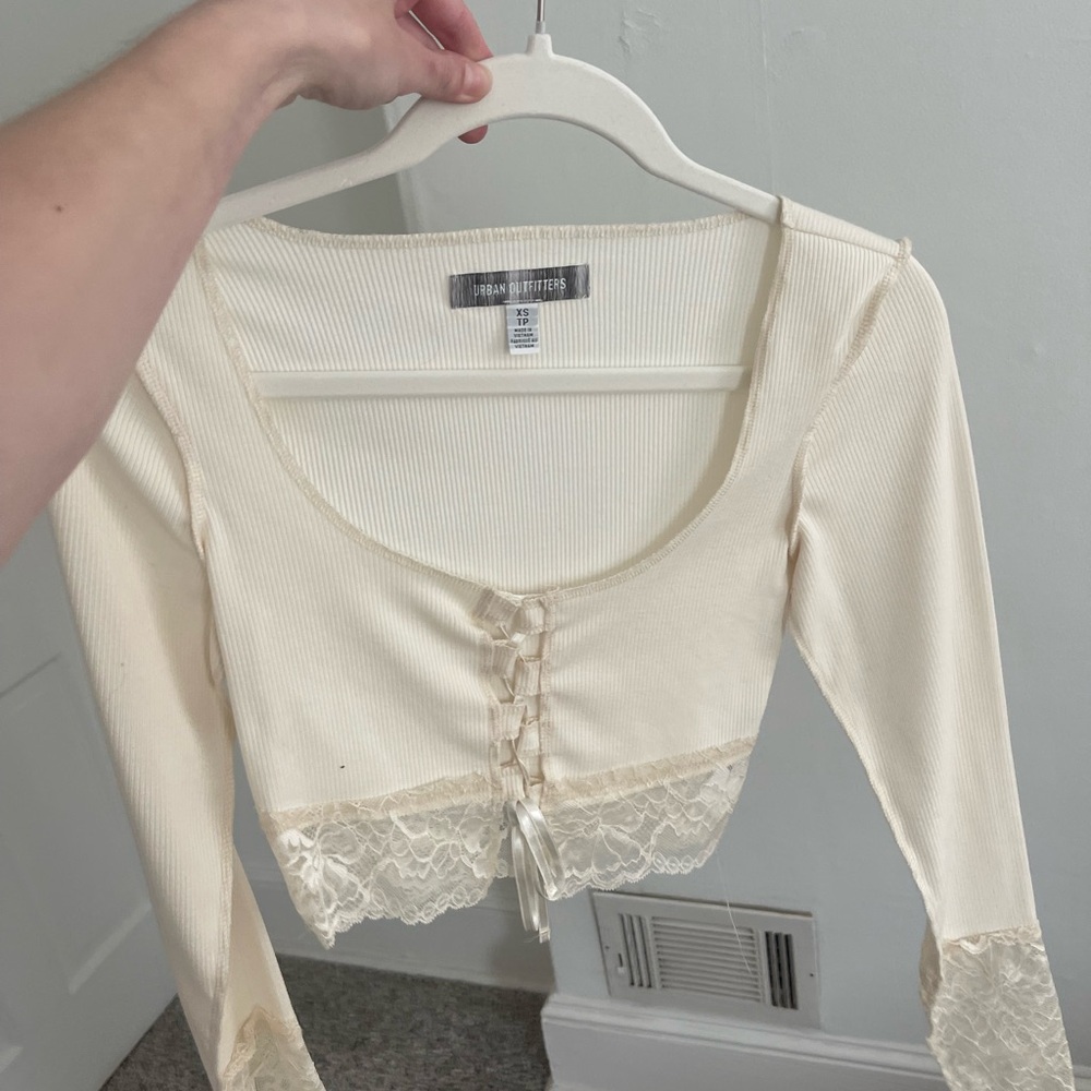 Urban Outfitters Lacy Crop Top